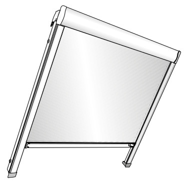 Dachfenster Rollo mit Schienen Dachfenster Rollo mit Schienen