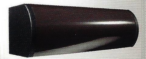 Kassette in schwarz Doppelrollo-Kassette in schwarz